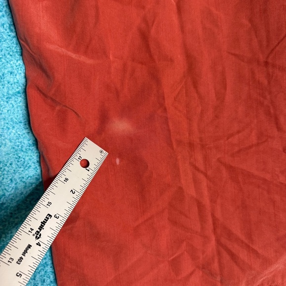 Vintage Quiksilver Mens L Short sleeve Shirt Terracotta Y2K  Beachwear - Picture 10 of 15